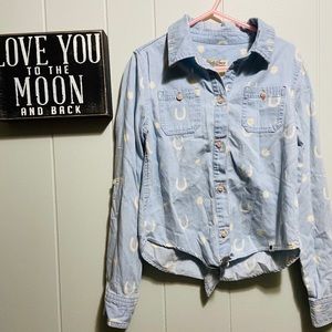 Lucky Brand button up shirt/ 6x